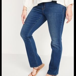 Old Navy high rise blue boot cut jeans